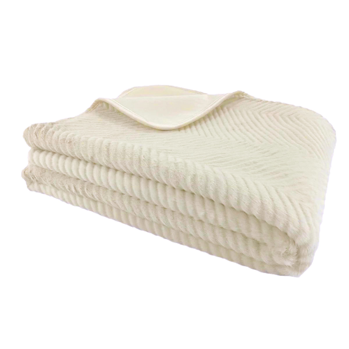 Malini Tamanna Cream Throw-Beaumonde