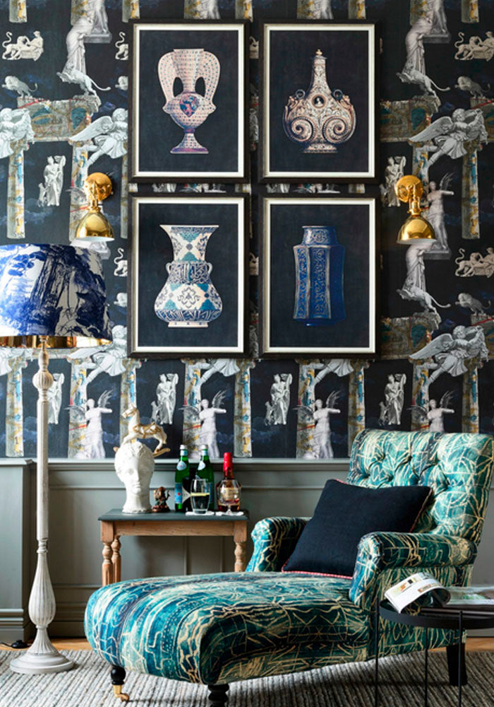 Mind The Gap Arabian Vases I Framed Art Print-Beaumonde