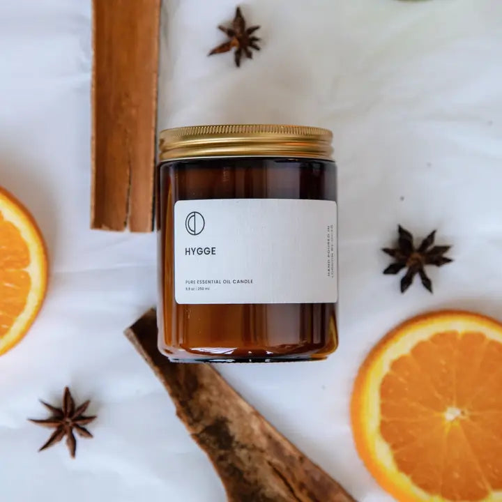 Octō Hygge Candle Orange + Spices 250ml-Beaumonde