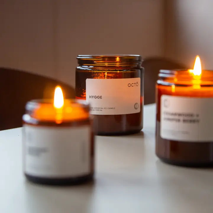 Octō Hygge Candle Orange + Spices 250ml-Beaumonde