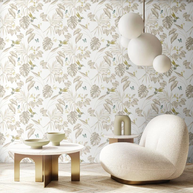 Ohpopsi Hummingbird Wallpaper - Pearl-Beaumonde