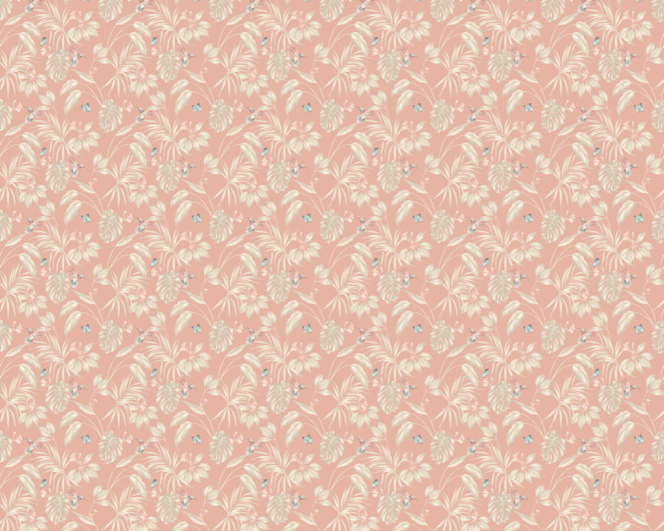 Ohpopsi Hummingbird Wallpaper - Rosewood-Beaumonde