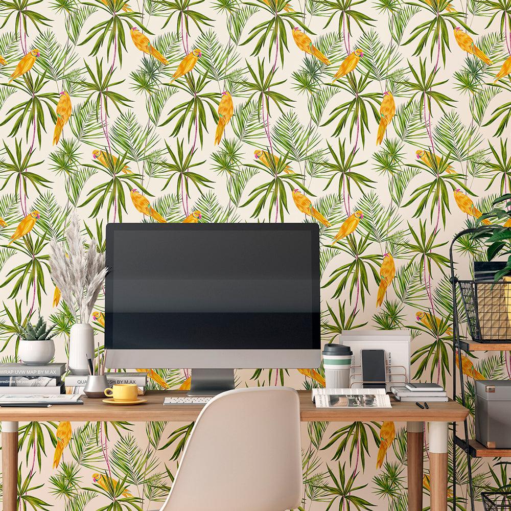 Ohpopsi Paradise Wallpaper - Chalk-Beaumonde