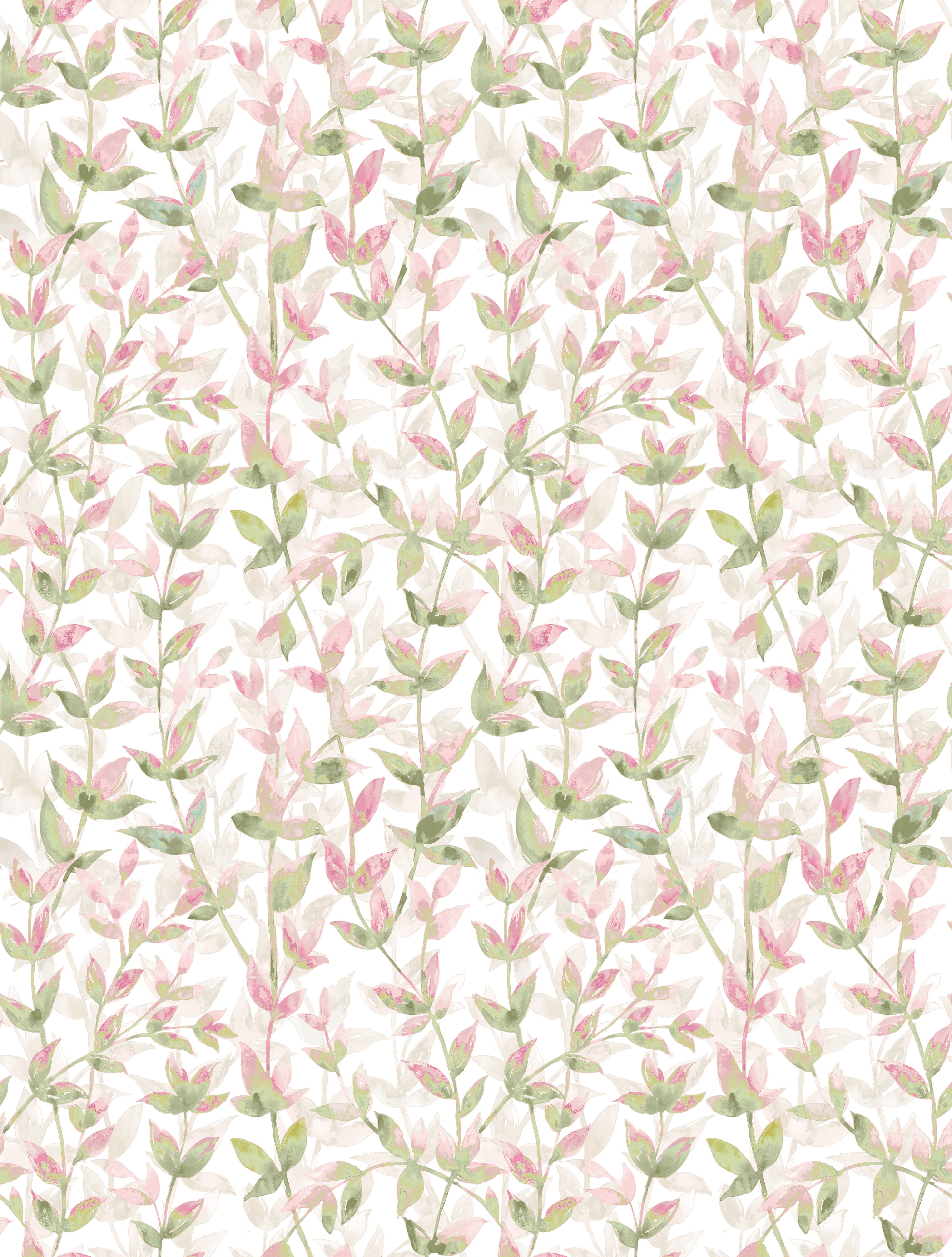 Ohpopsi Pomponette Wallpaper - Apple Blossom-Beaumonde