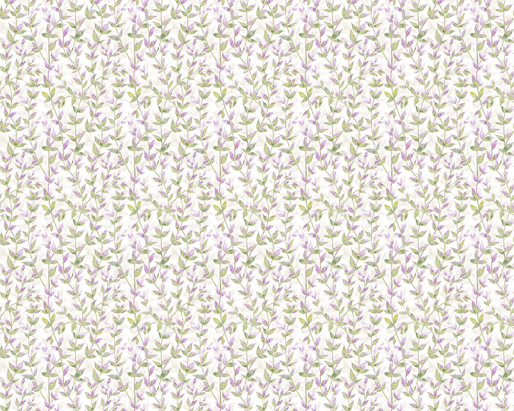 Ohpopsi Pomponette Wallpaper - Heather Asparagus-Beaumonde