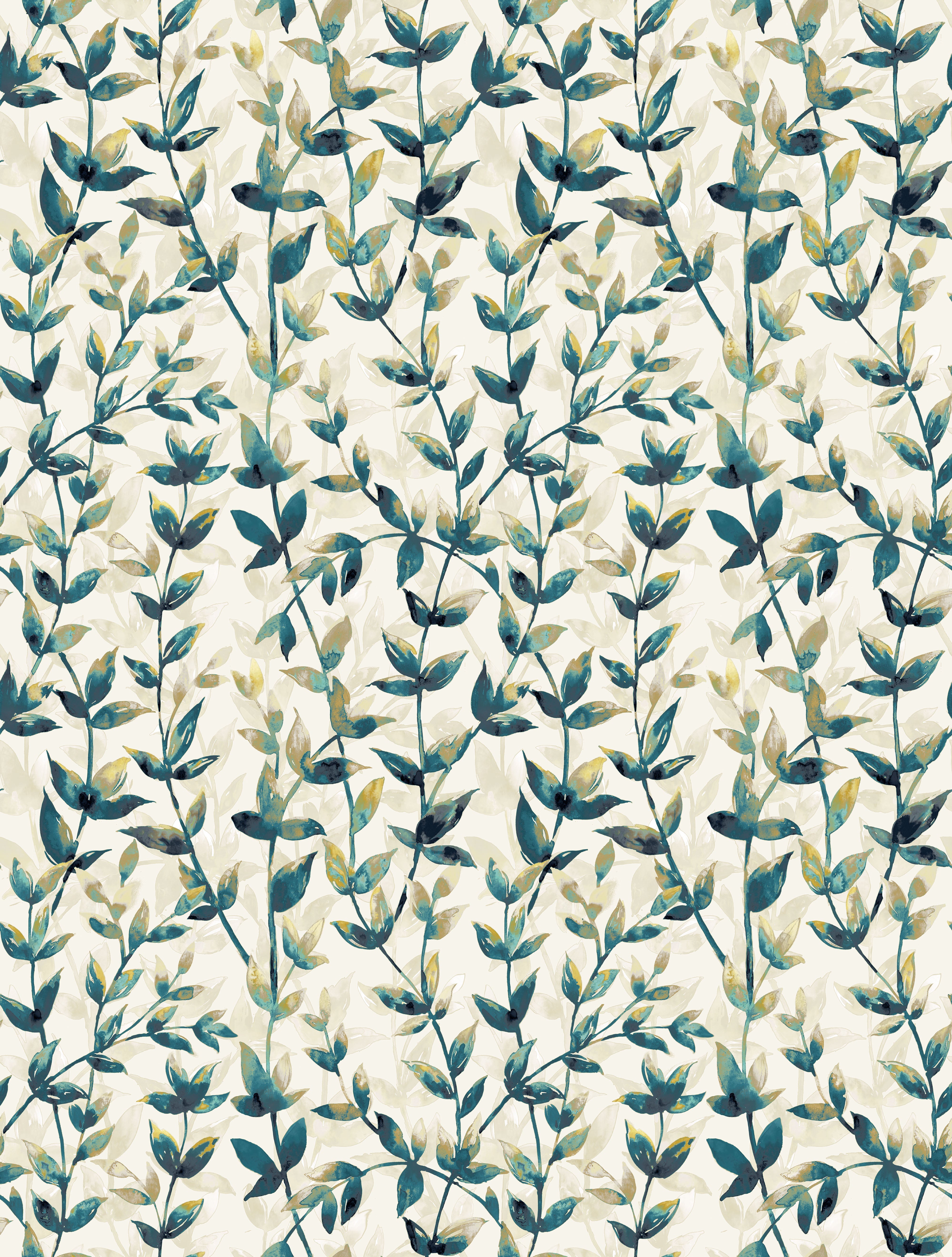 Ohpopsi Pomponette Wallpaper - Royal Mustard-Beaumonde