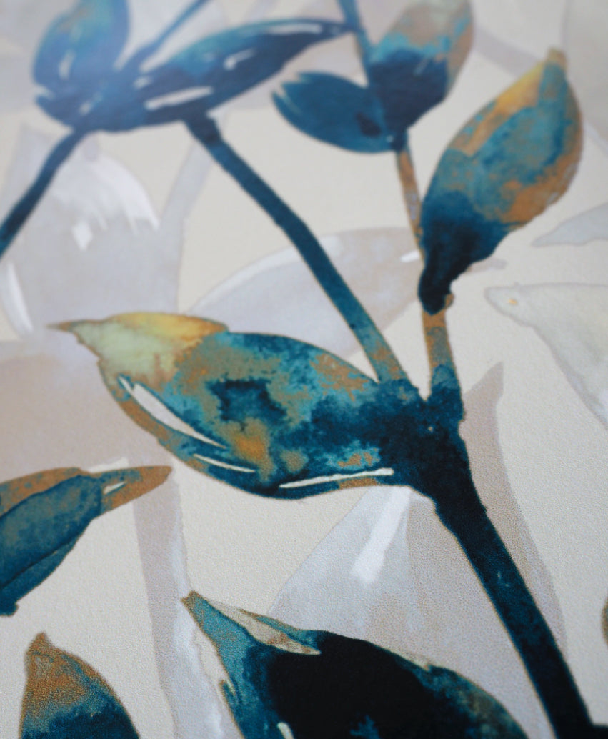 Ohpopsi Pomponette Wallpaper - Royal Mustard-Beaumonde