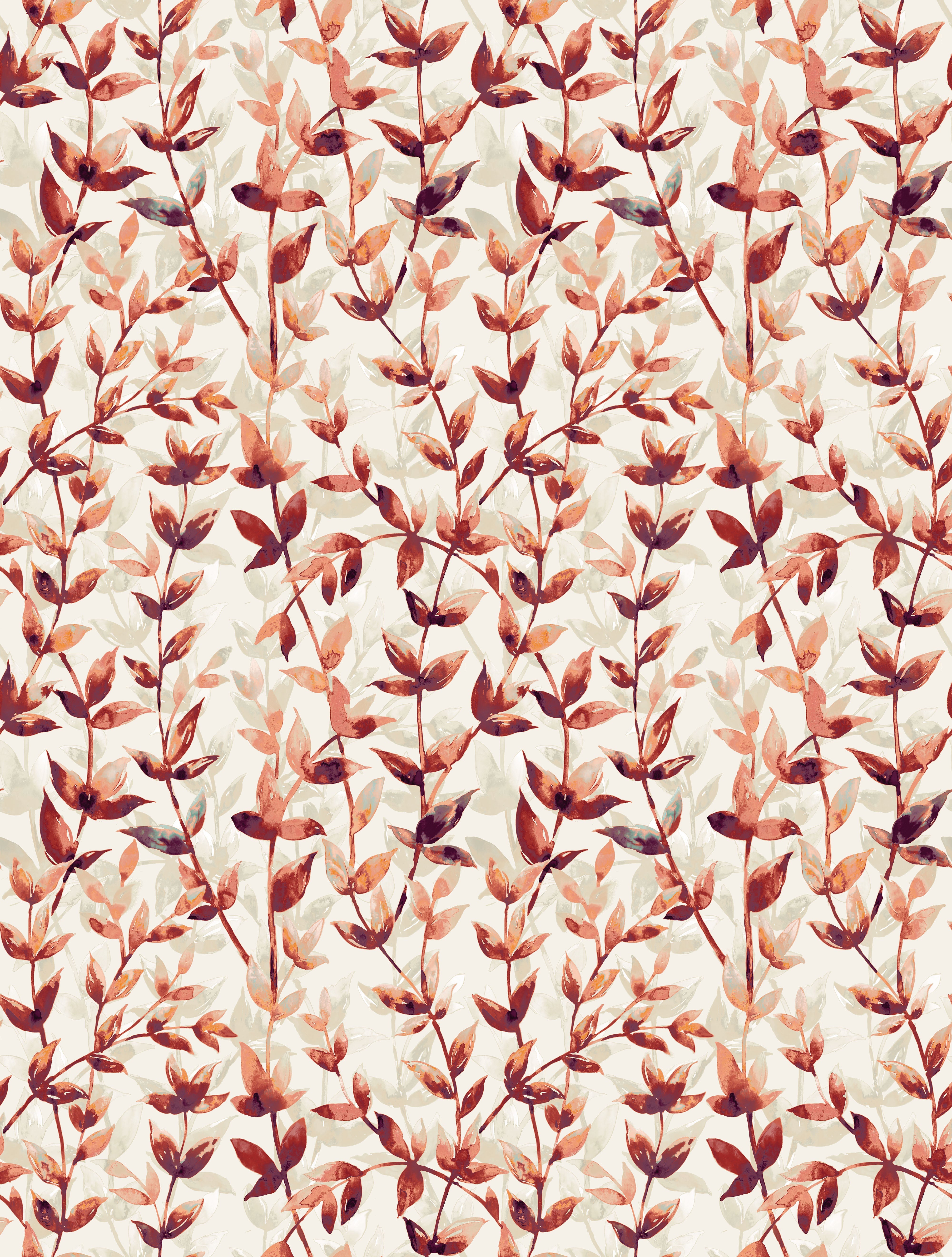 Ohpopsi Pomponette Wallpaper - Russet-Beaumonde