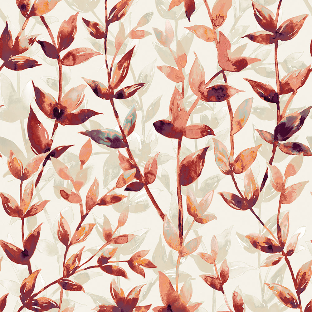 Ohpopsi Pomponette Wallpaper - Russet-Beaumonde