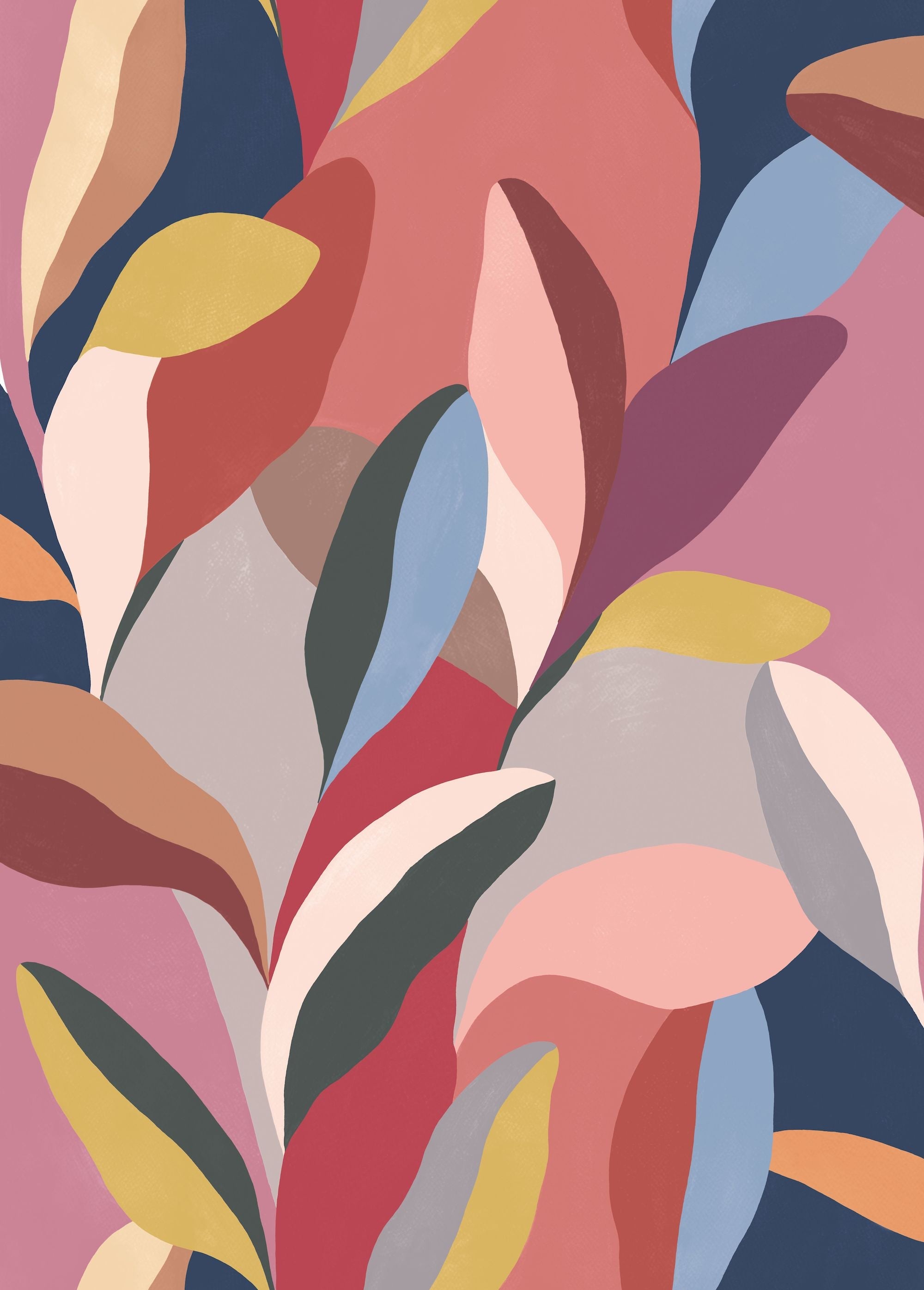 Ohpopsi Riviera Wallpaper - Mulberry-Beaumonde