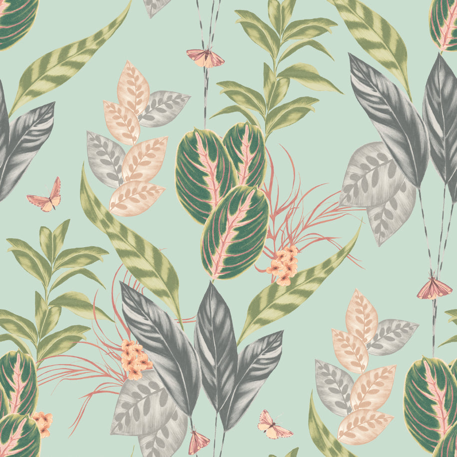 Ohpopsi Spirit Wallpaper - Viridian-Beaumonde