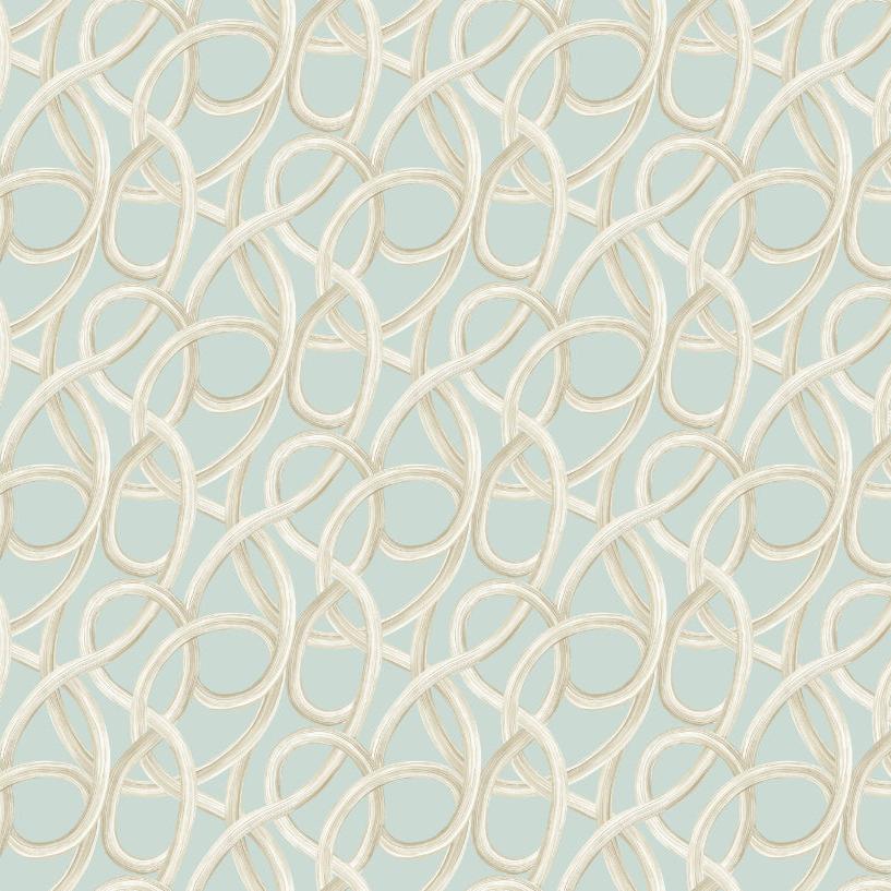 Ohpopsi Twisted Geo Wallpaper - Opal-Beaumonde