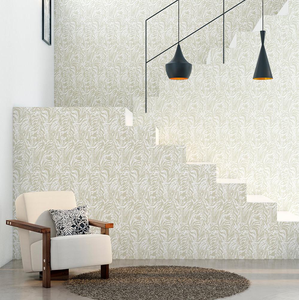 Ohpopsi Zebra Wallpaper - Linen-Beaumonde