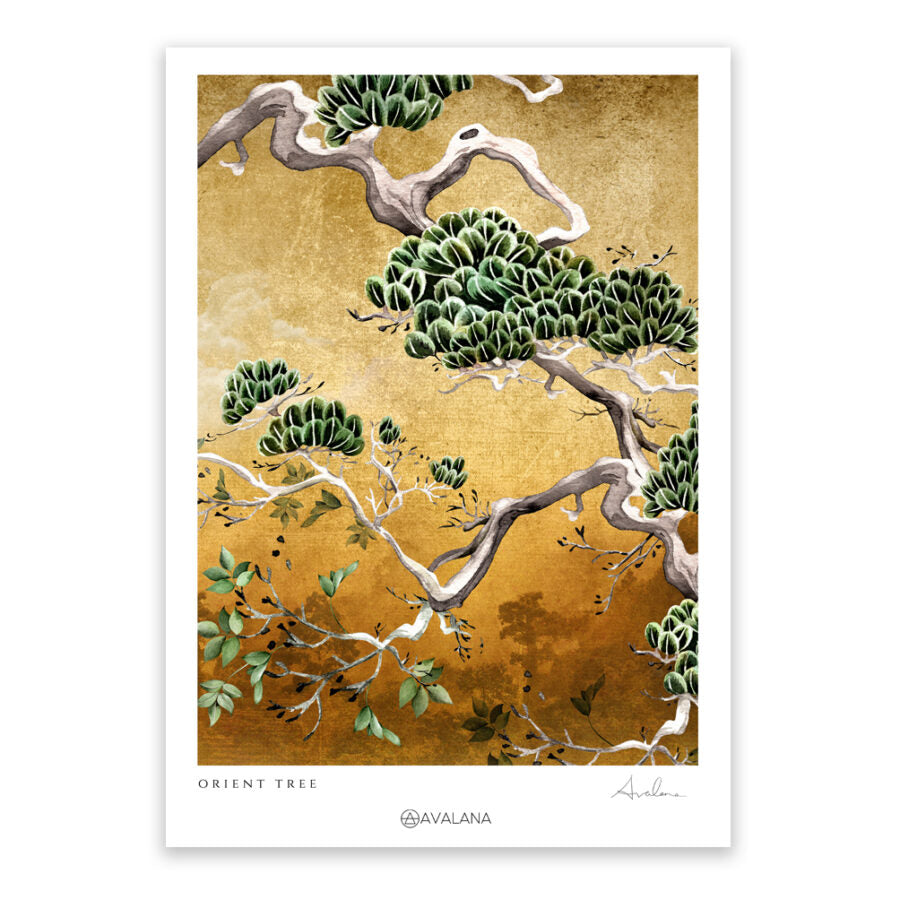 Orient Tree Art Print