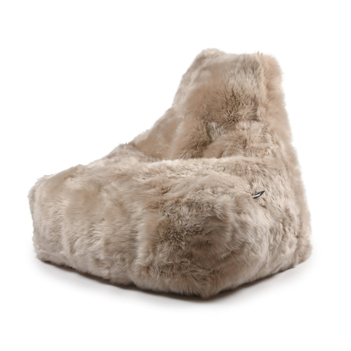 Extreme Lounging Mighty B-Bag Faux Fur Beanbag Chair Oyster