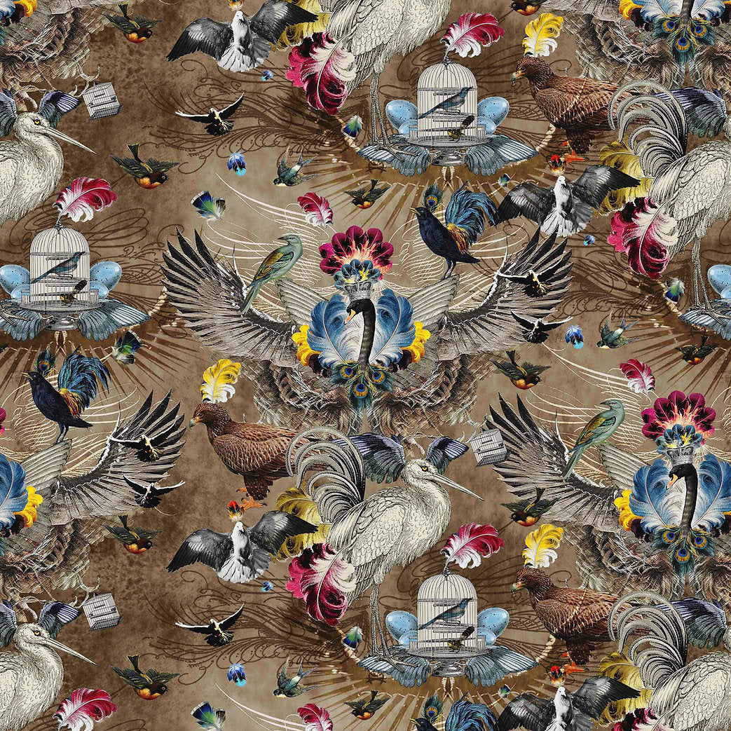 Santorus Wallpaper - Arrivée Des Oiseaux - Opal-Santorus-Beaumonde
