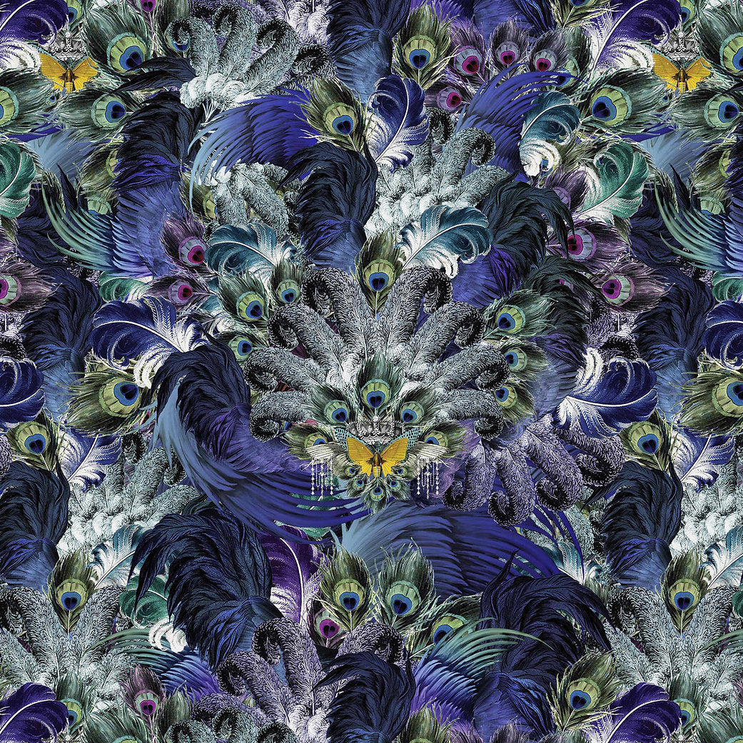 Santorus Wallpaper - Madame Du Soir - Azure-Santorus-Beaumonde
