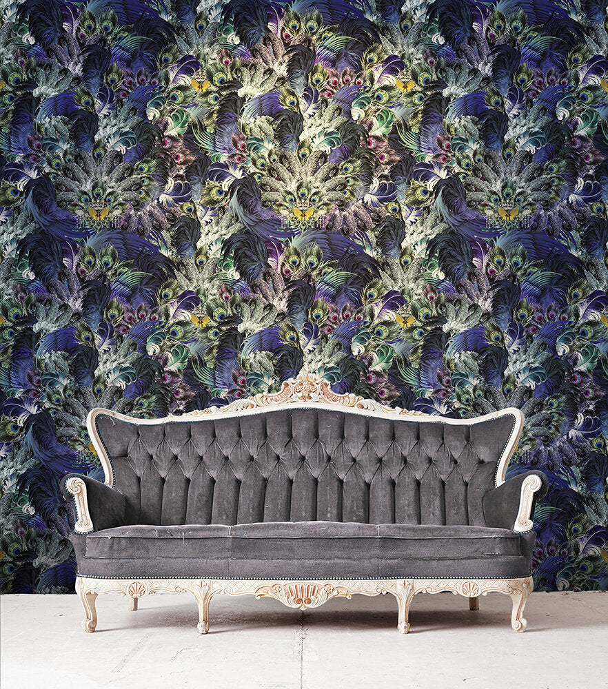 Santorus Wallpaper - Madame Du Soir - Azure-Santorus-Beaumonde