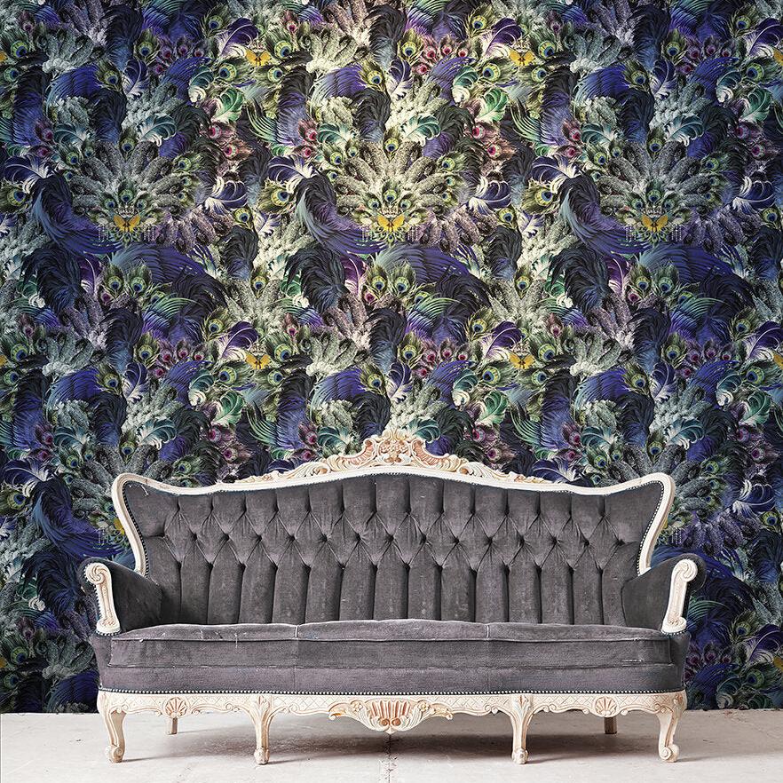 Santorus Wallpaper - Madame Du Soir - Azure-Santorus-Beaumonde
