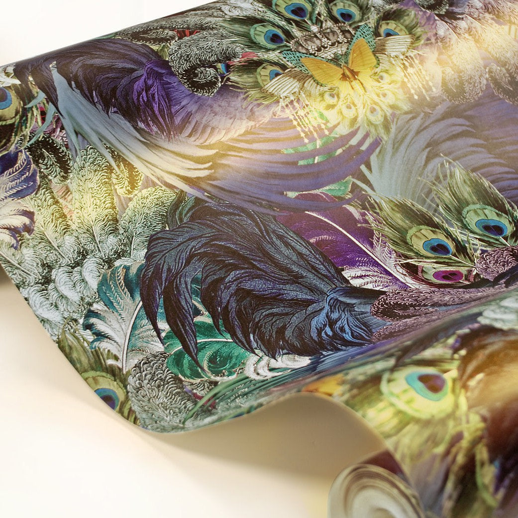 Santorus Menagerie Wallpaper In Silver-Beaumonde