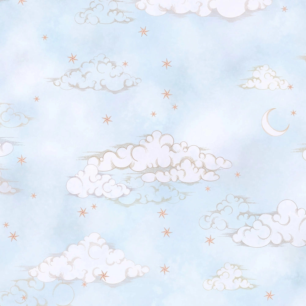 Starry Clouds Blue Sky Wallpaper