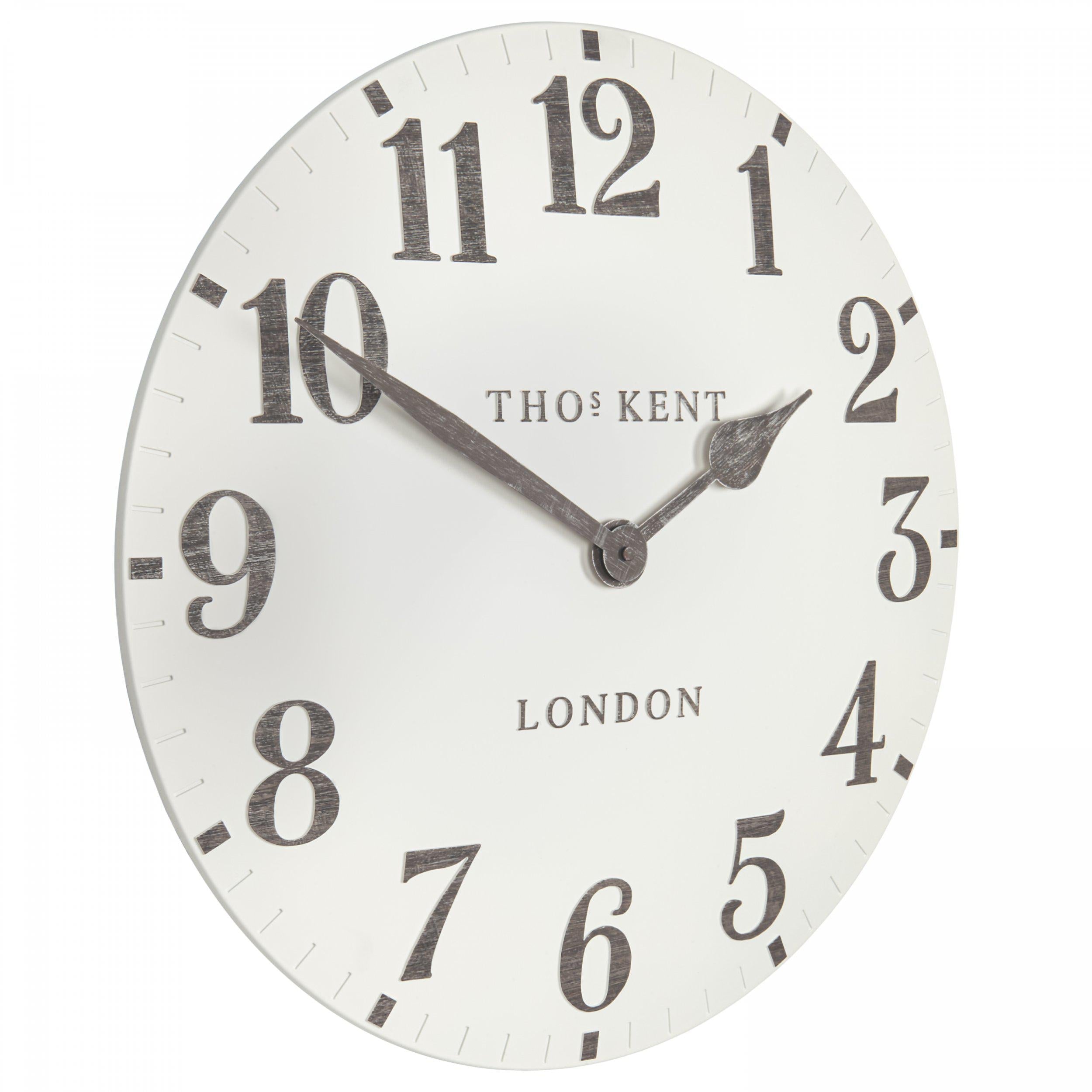 Thomas Kent 50cm Arabic Wall Clock Limestone-CAA3WTO20011-Beaumonde