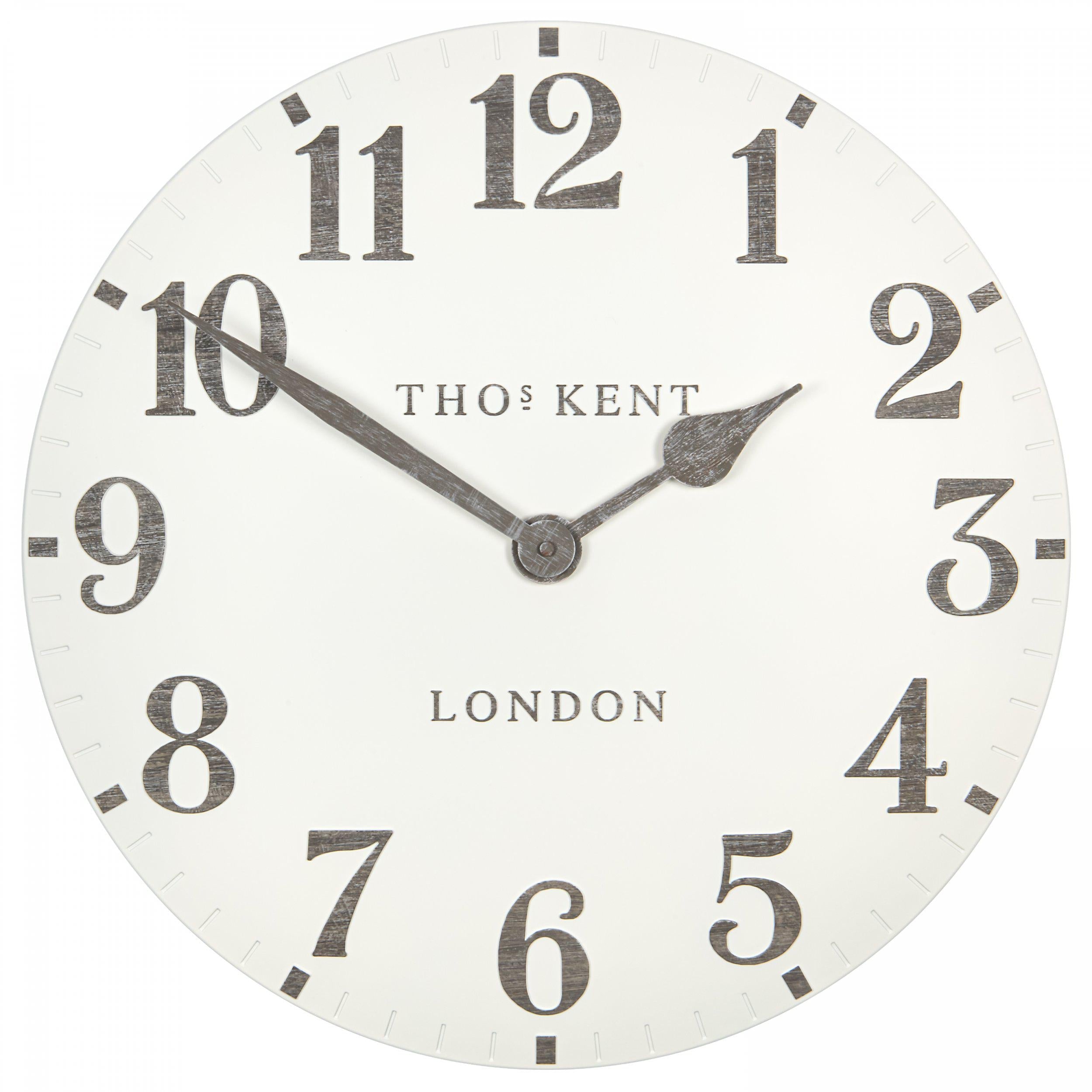 Thomas Kent 50cm Arabic Wall Clock Limestone-CAA3WTO20011-Beaumonde