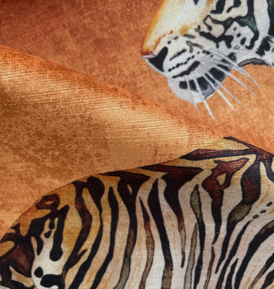 Tigress Recycled Velvet Fabric