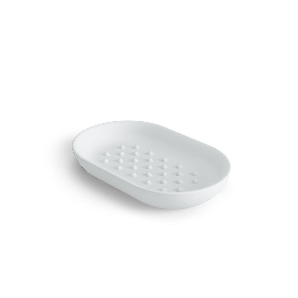 Umbra Junip Oval Soap Dish White-Beaumonde