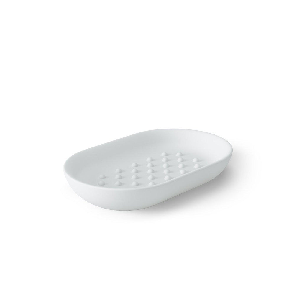 Umbra Junip Oval Soap Dish White-Beaumonde